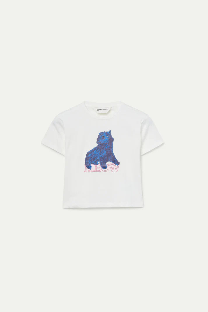 T-SHIRT BIMBA GATTO