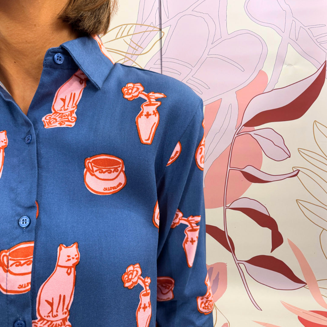 CAMICIA MEOW - Compania Fantastica