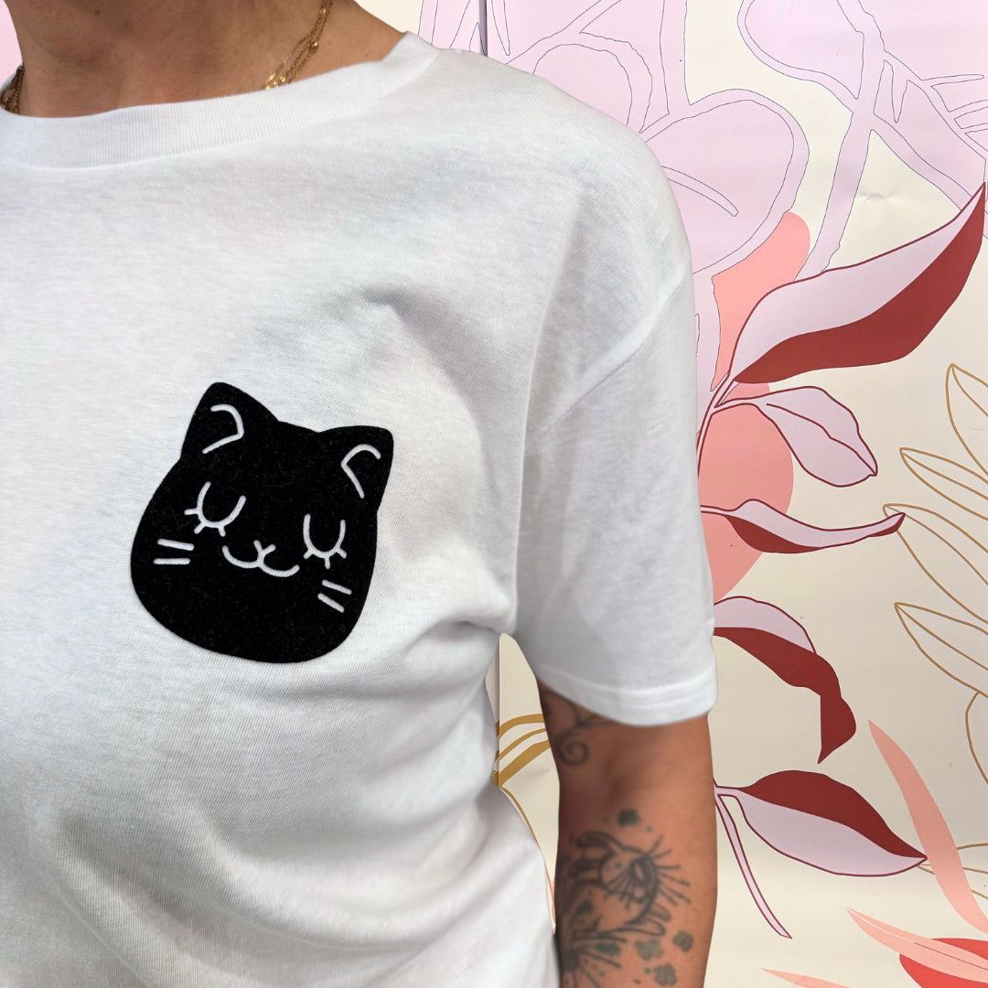 T-SHIRT GATTO - Hand made