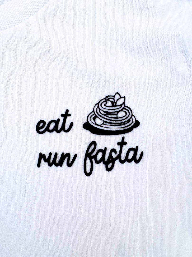 T-SHIRT BABY RUN FASTA - Hand made