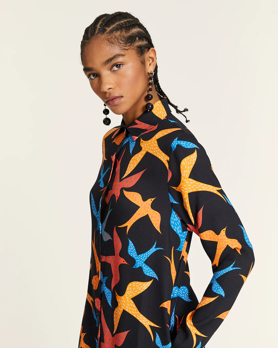 ABITO PAJAROS CHEMISIER - Pepaloves