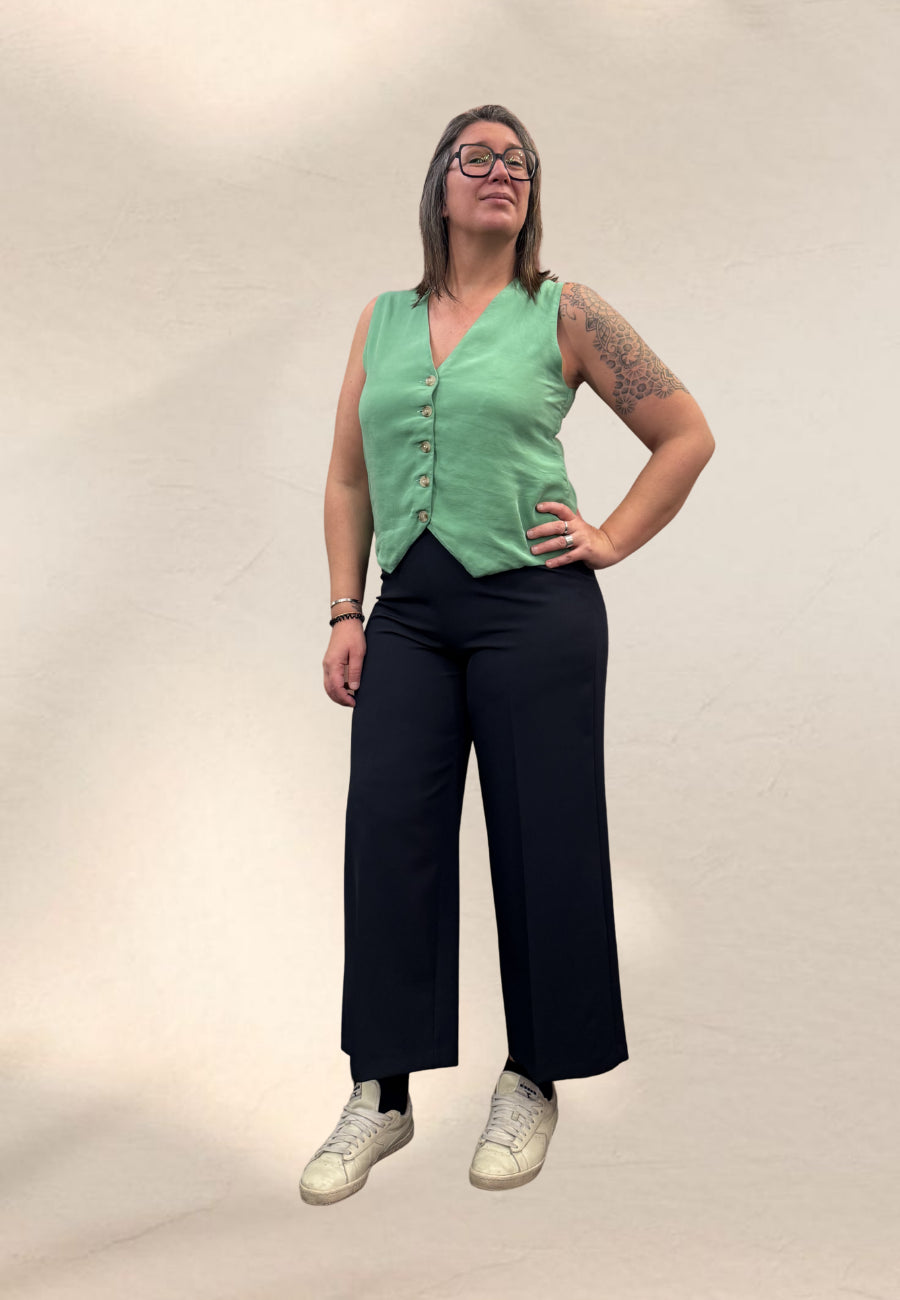 PANTALONE NIMES BLU - Jiveley