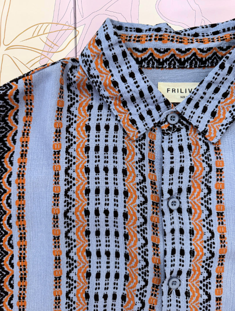 CAMICIA GEOMETRICA - Frilivin