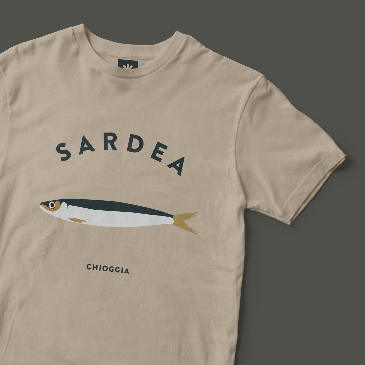 T-SHIRT SARDEA SABBIA - Mutee