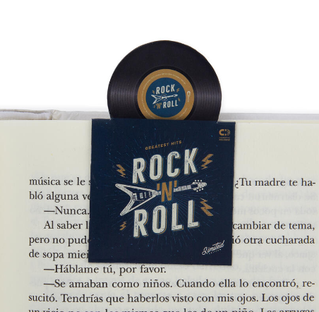 SEGNALIBRO MAGNETIC VINYL ROCK'N'ROLL - Balvi