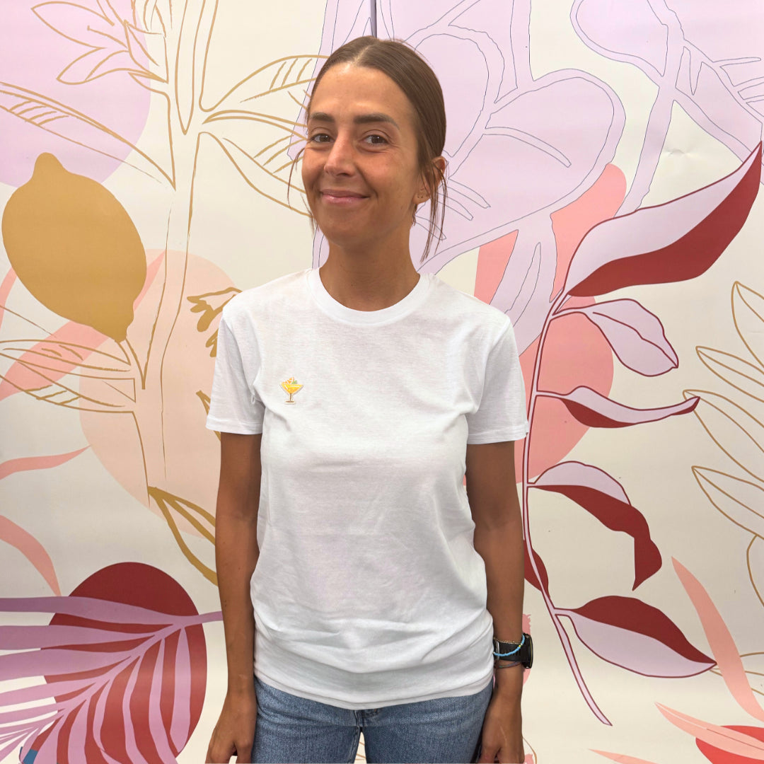 T-SHIRT MIMOSA ORANGE - Hand made