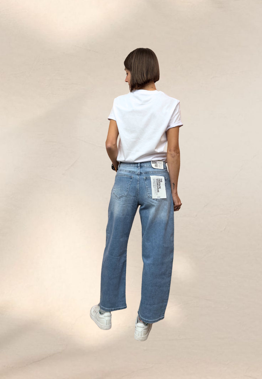 JEANS BARREL LIVIA - I love Paris