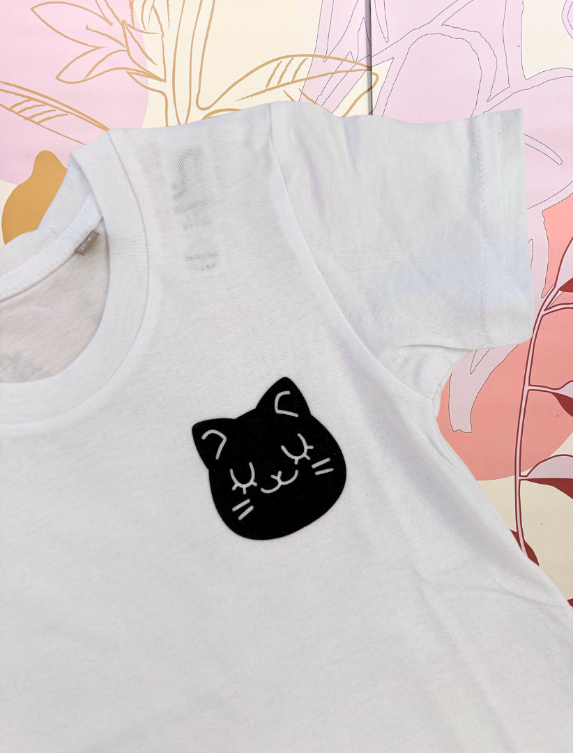 T-SHIRT GATTO BABY - Hand made
