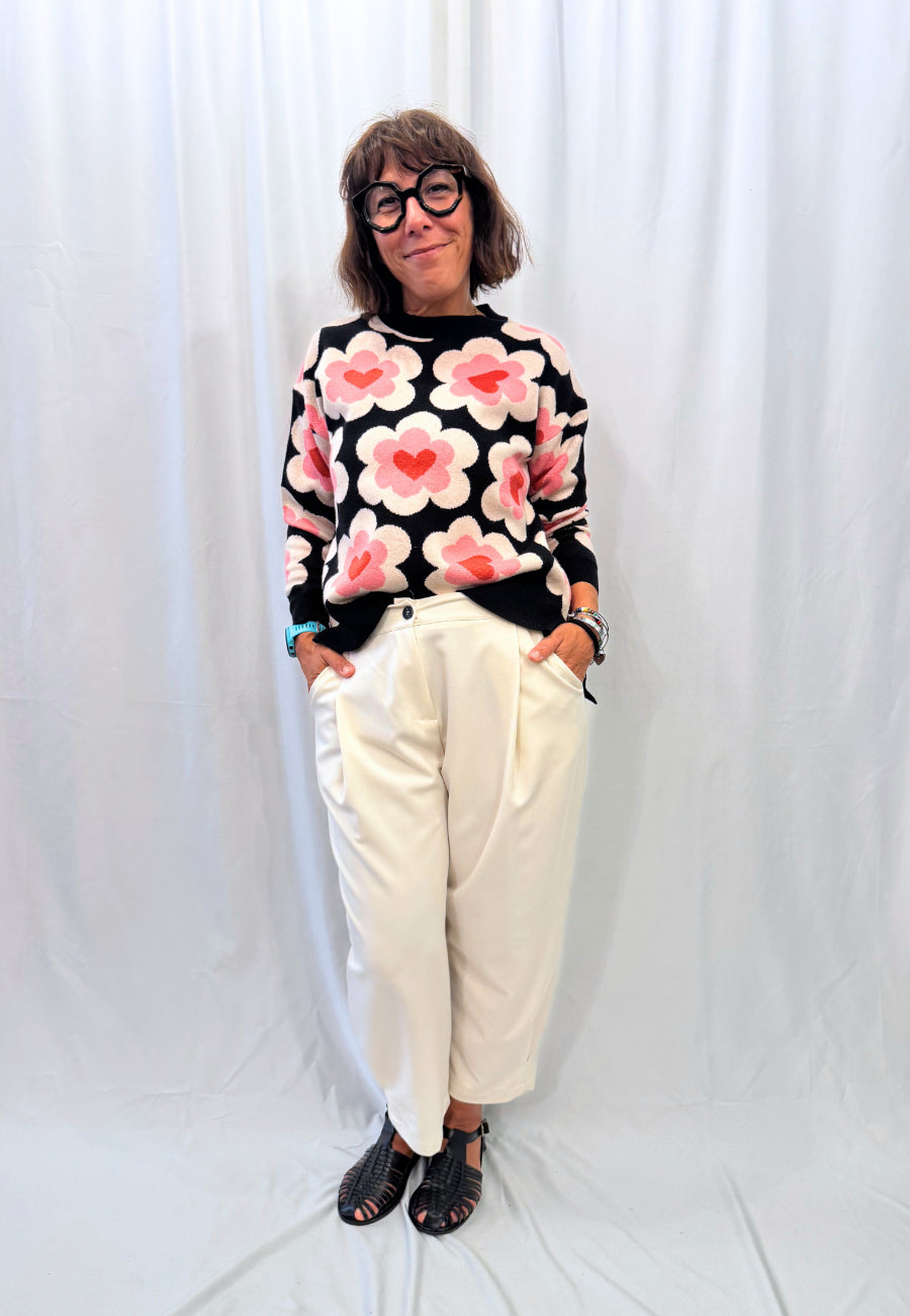 MAGLIONE FLOWER IN LOVE - Compania Fantastica