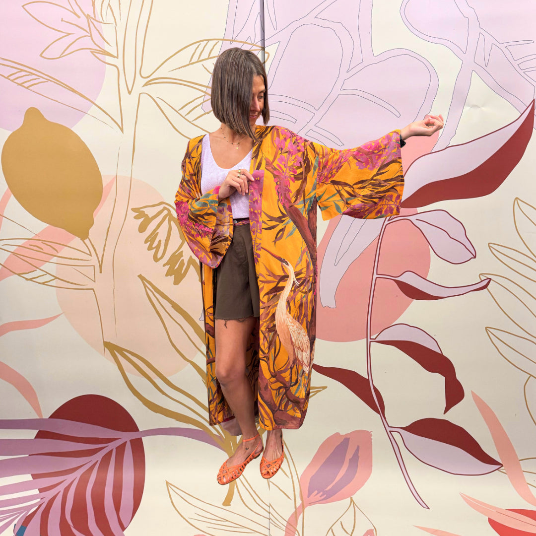 KIMONO GRU - Powder