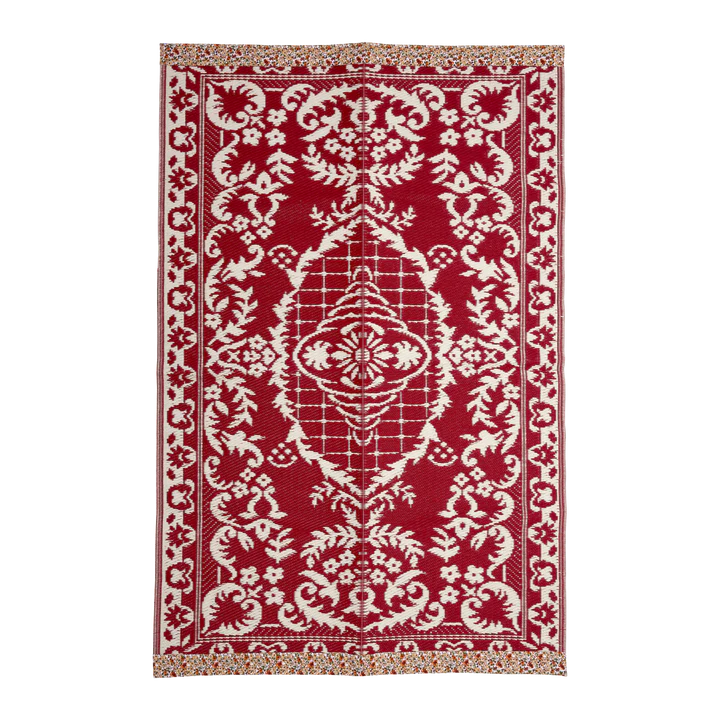 TAPPETO FLOWER ROSSO