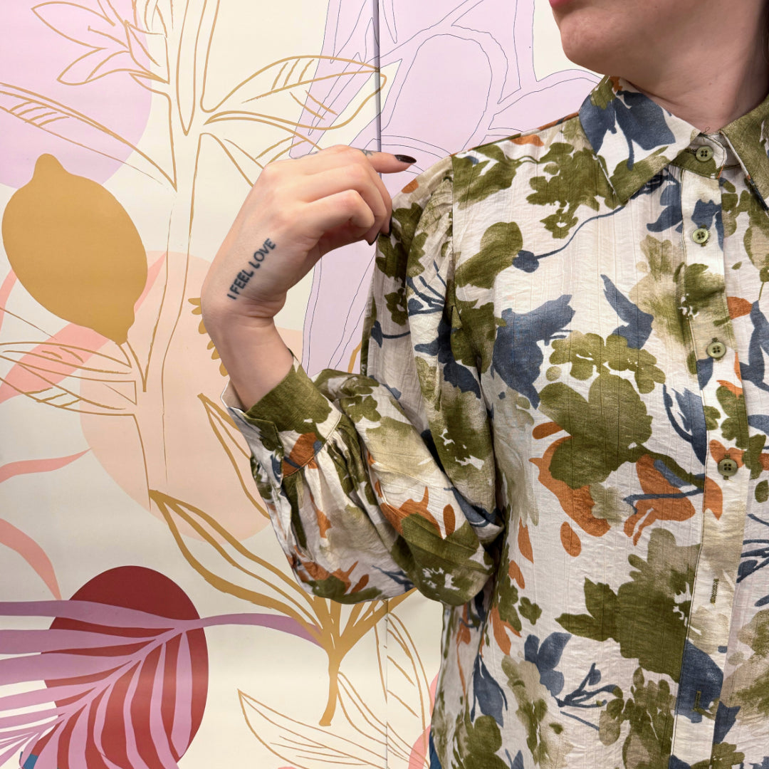 CAMICIA LEAF - Paris Fashion Shop