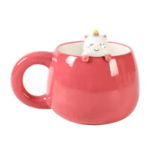 TAZZA UNICORNO ROSA
