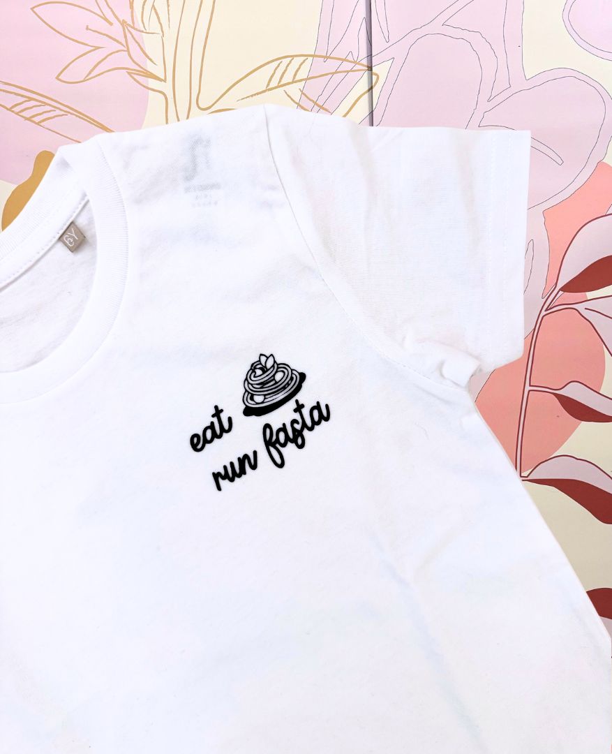 T-SHIRT BABY RUN FASTA - Hand made