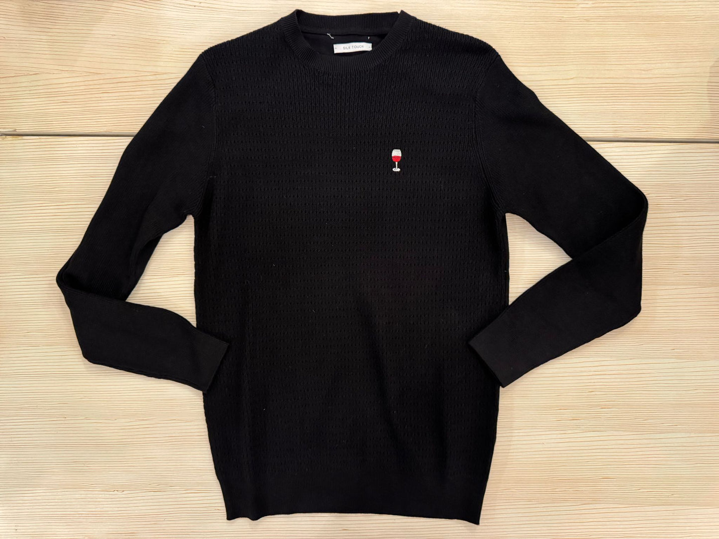 MAGLIONE VINO TRECCIA