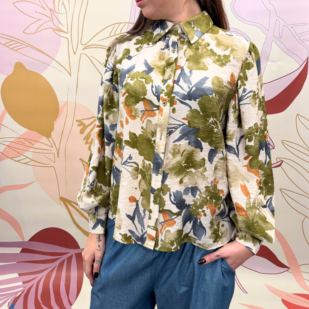 CAMICIA LEAF - Paris Fashion Shop