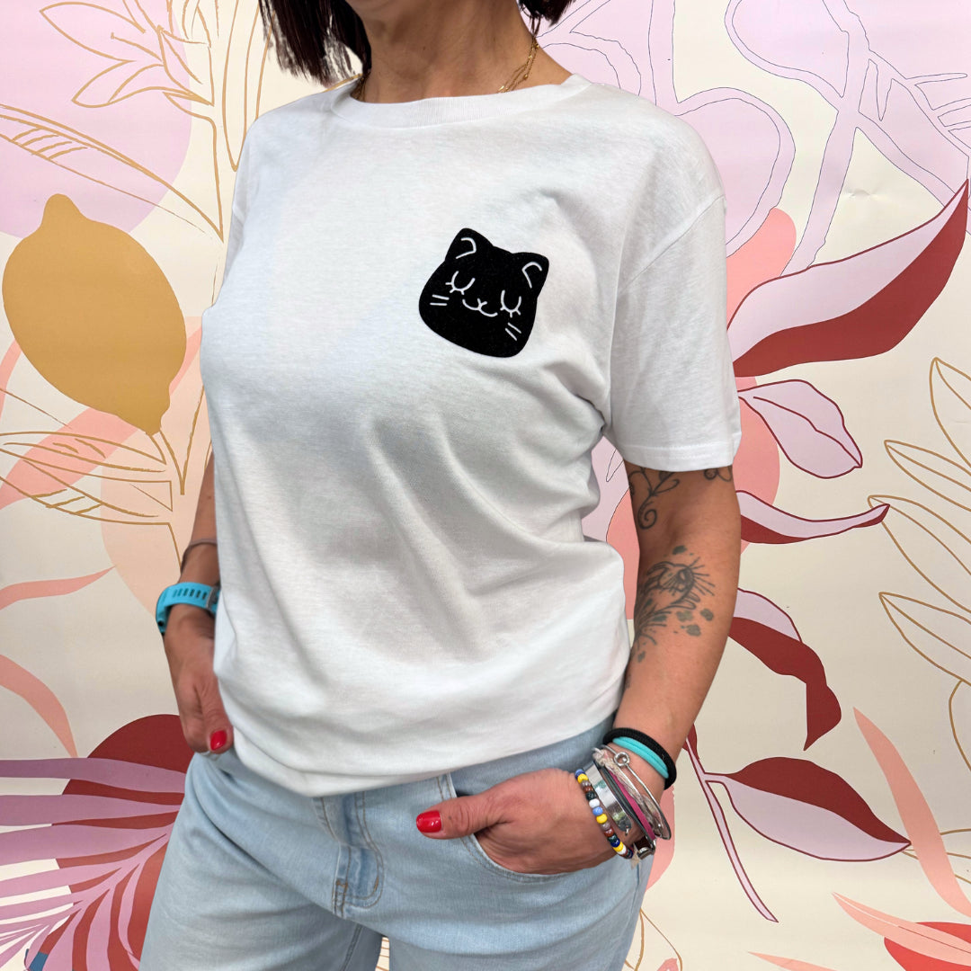 T-SHIRT GATTO - Hand made