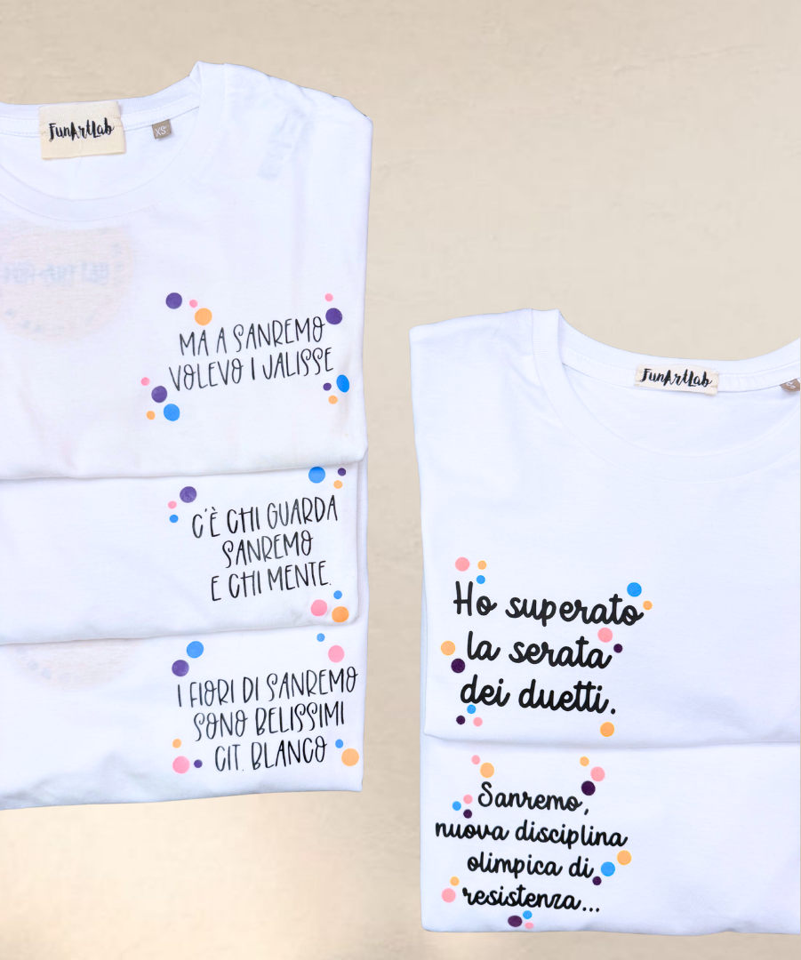 T-SHIRT SANREMO!! - Hand made