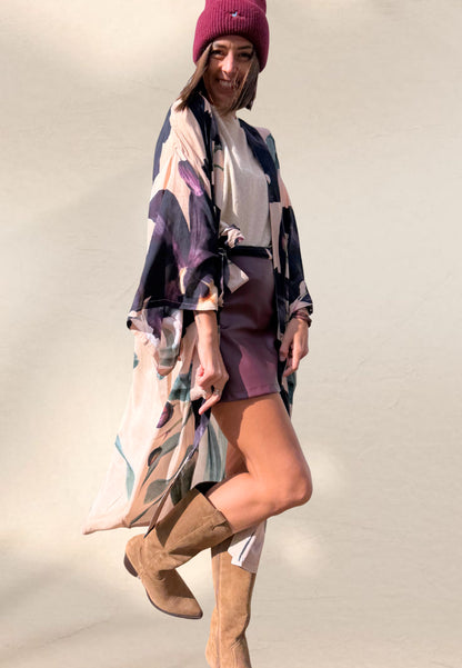 KIMONO MIDNIGHT ORCHID - Powder