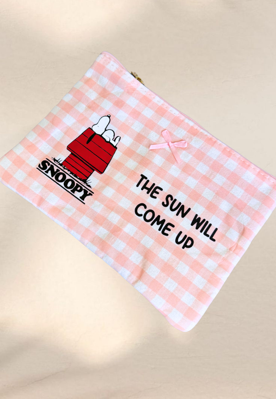 POCHETTE SNOOPY SUN - Hand made