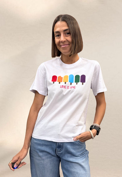 T-SHIRT LOVEISLOVE - Hand made
