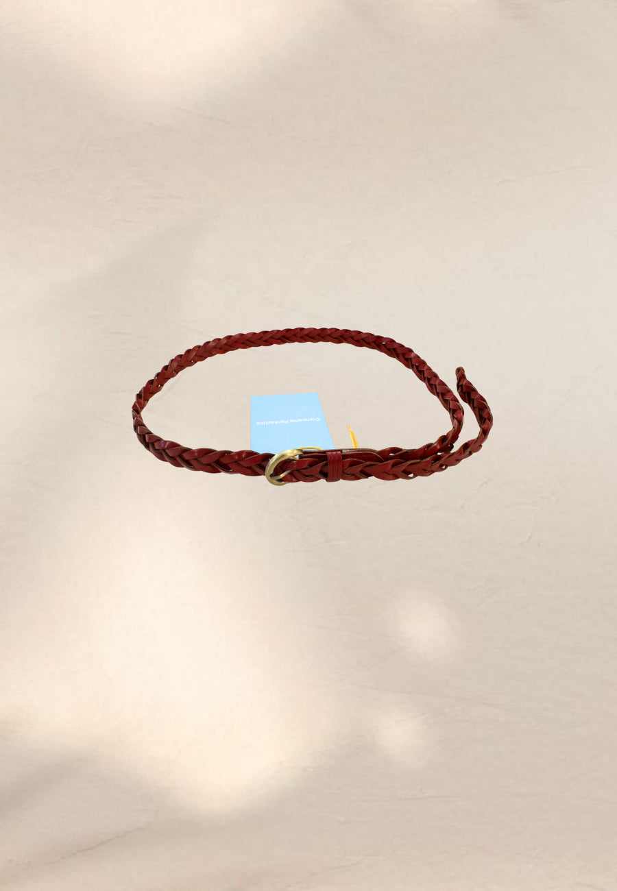 CINTURA TRECCIA RED - Compania Fantastica