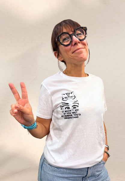 T-SHIRT GATTO MANOLO - Hand made