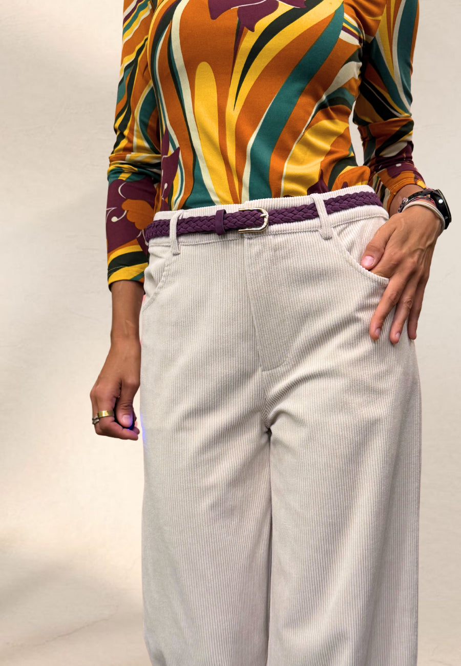 PANTALONE MATY ECRU - Compania Fantastica