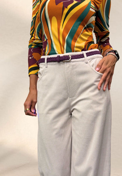 PANTALONE MATY ECRU - Compania Fantastica