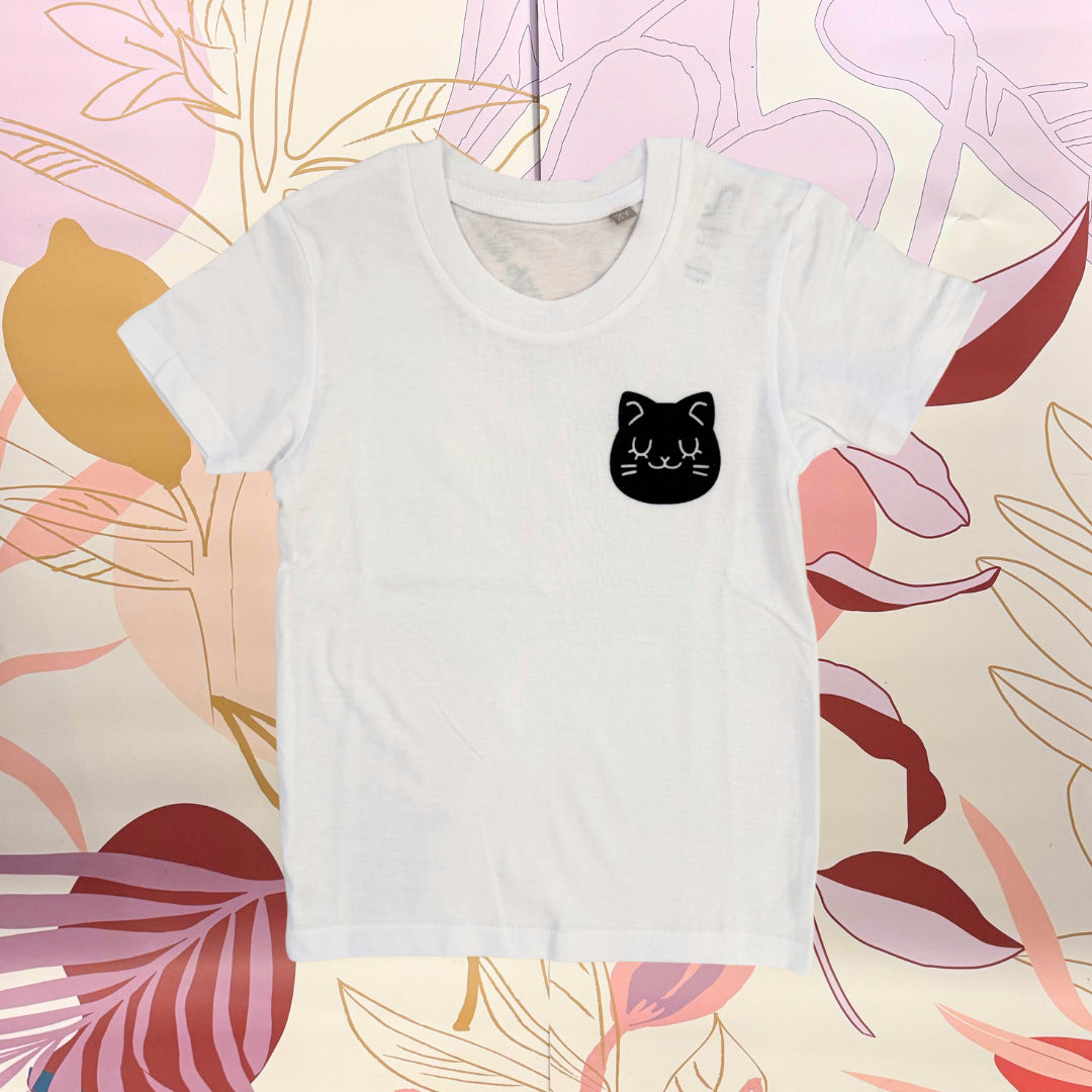 T-SHIRT GATTO BABY - Hand made