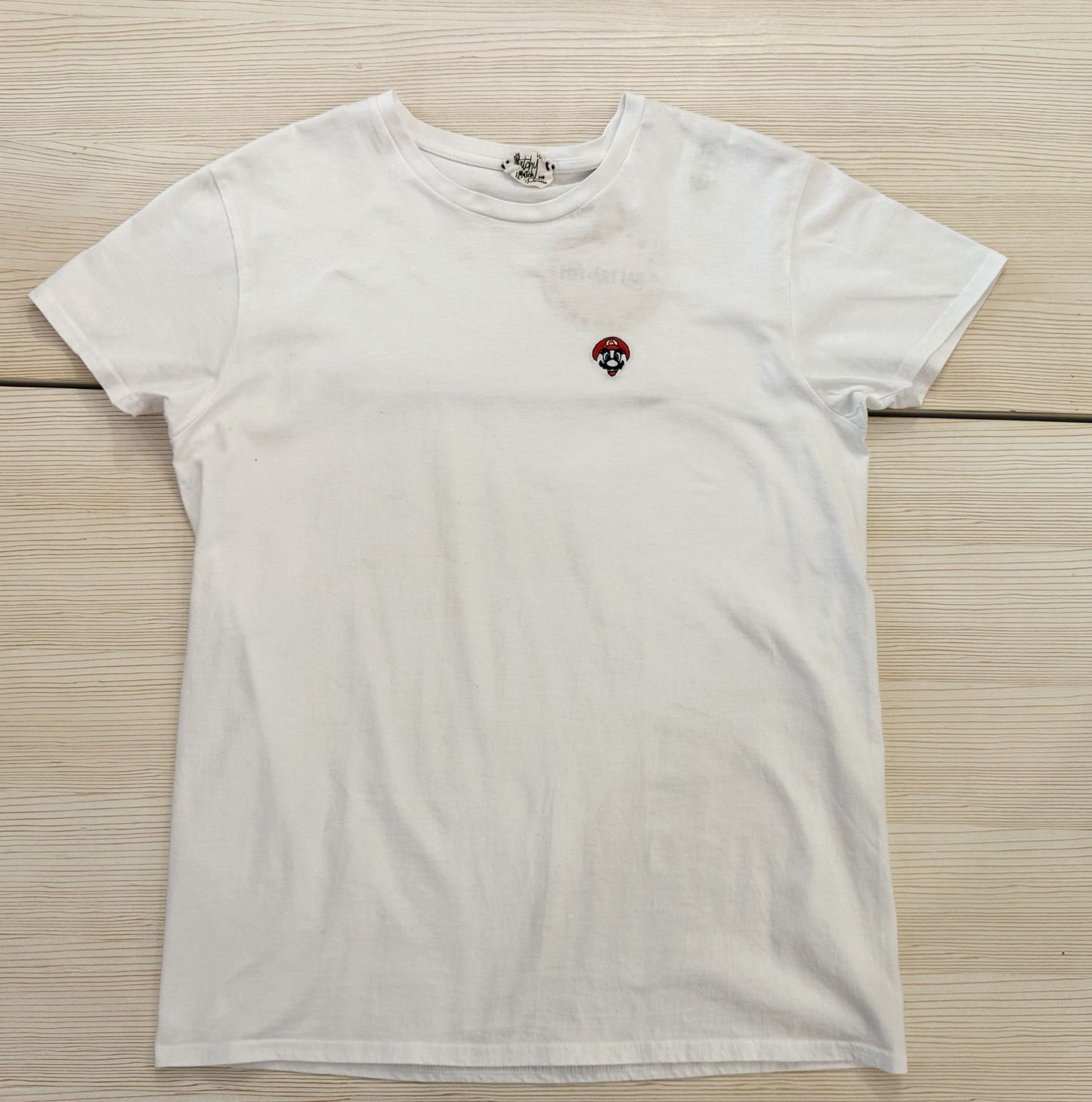 T-SHIRT LOGO SUPER MARIO - Hand made