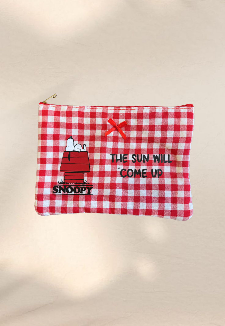 POCHETTE SNOOPY SUN - Hand made