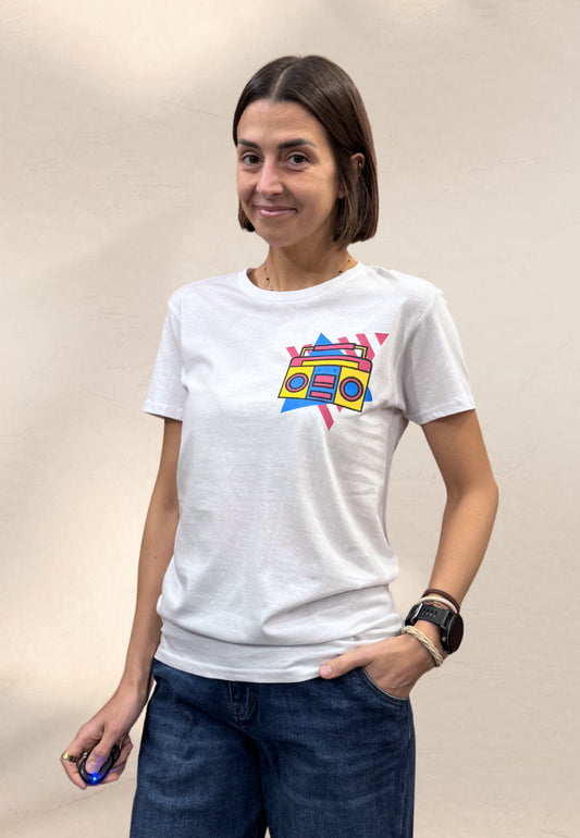 T-SHIRT GETTOBLASTER - Hand made