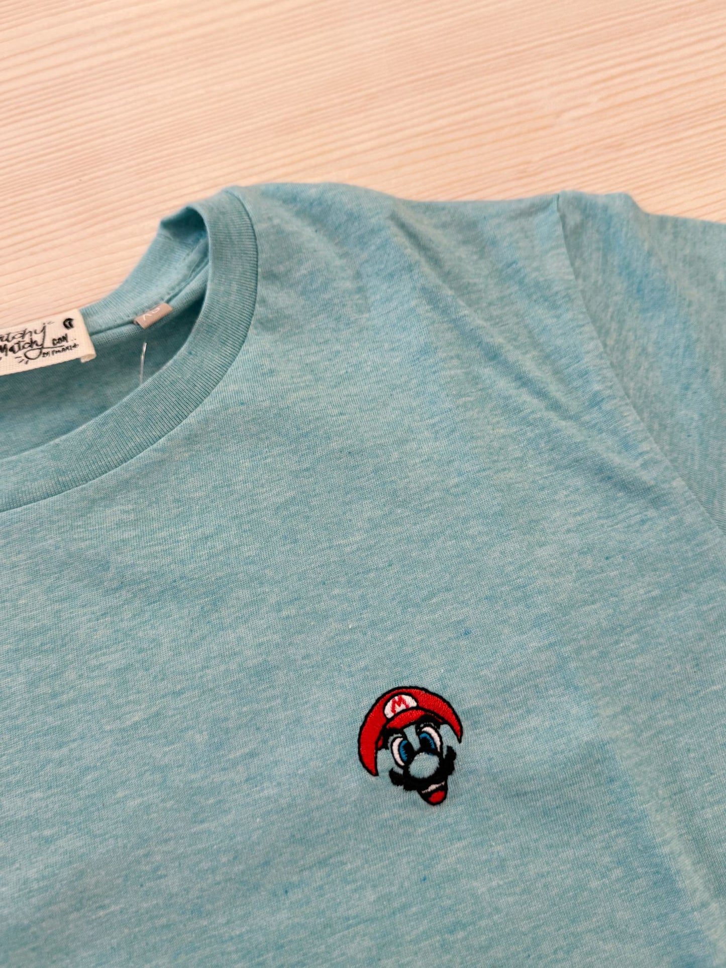 T-SHIRT LOGO SUPER MARIO - Hand made