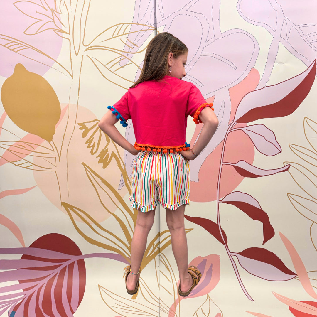 SHORT BABY ARCOBALENO - Compania Fantastica