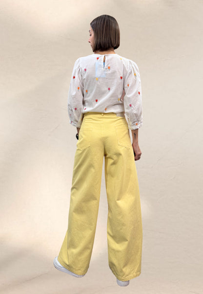 JEANS MEG YELLOW - Compania Fantastica