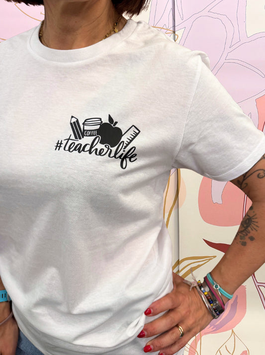T-SHIRT TEACHER GADGET - Hand made