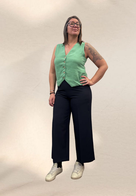 PANTALONE NIMES BLU - Jiveley