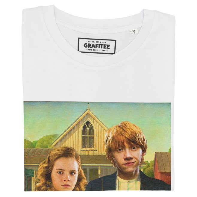 T-SHIRT RON E HERMIONE - Grafitee