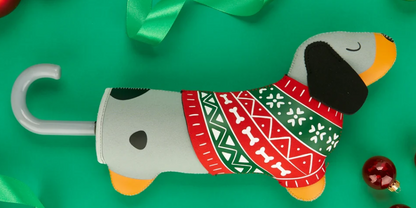 OMBRELLO TECKEL CHRISTMAS GRIGIO - Balvi