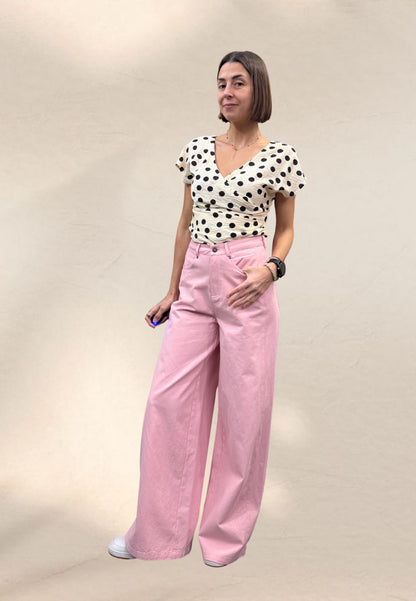 JEANS MEG PINK - Compania Fantastica