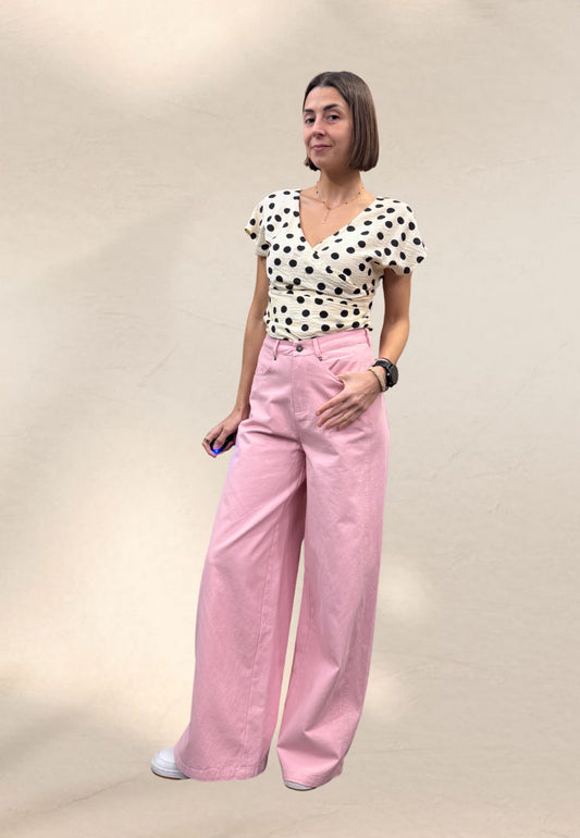 JEANS MEG PINK - Compania Fantastica