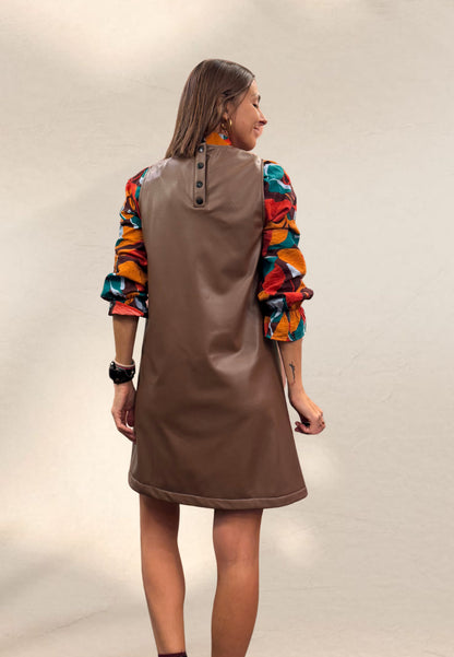 ABITO ADELE BROWN - Paris Fashion Shop