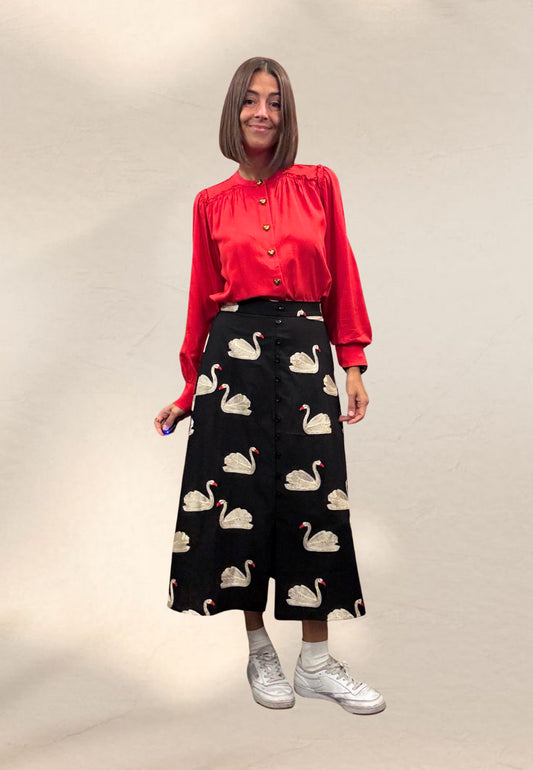 CAMICIA MI AMOR ROSSO - Pepaloves