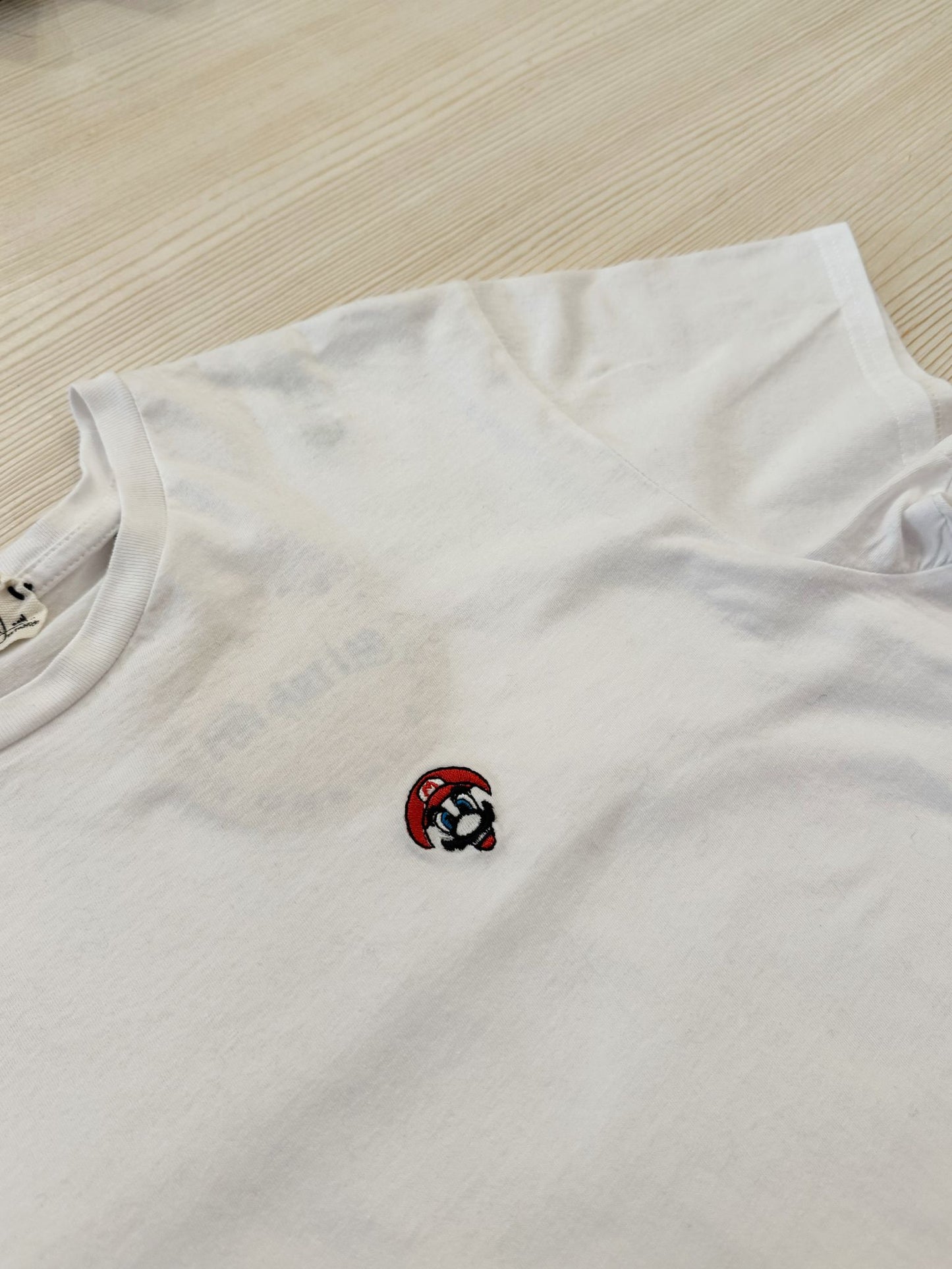 T-SHIRT LOGO SUPER MARIO - Hand made
