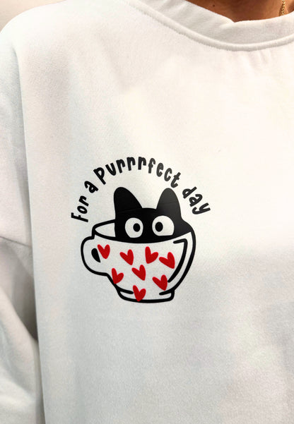 FELPA PURRRFECT DAY - Hand made