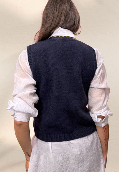 GILET JASMINE BLU - Compania Fantastica