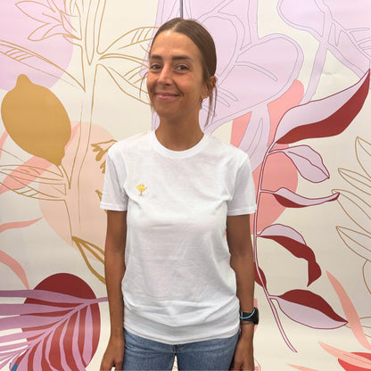 T-SHIRT MIMOSA ORANGE - Hand made