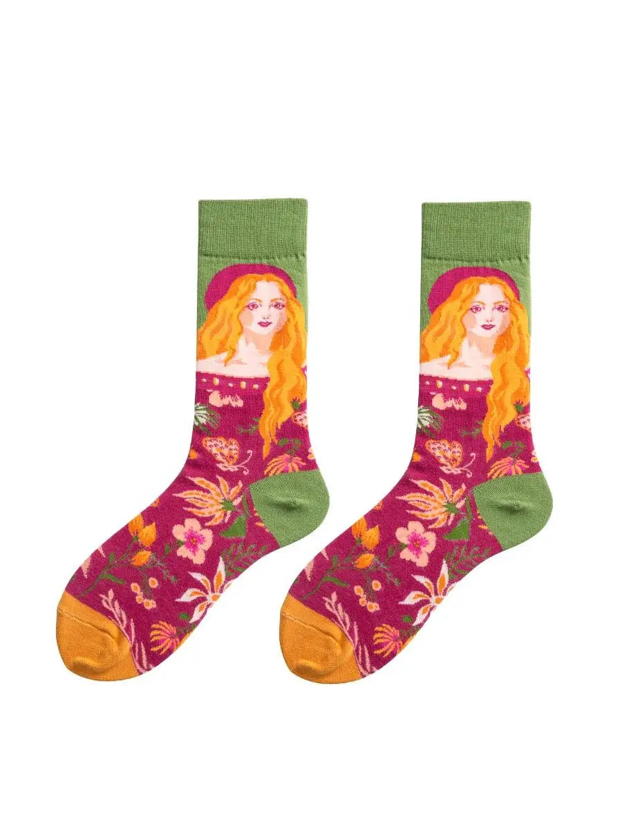 CALZINO FLORAL MUSE - Marc jojo