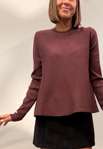 MAGLIONE MORENA MARRONE - Compania Fantastica